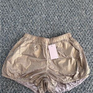 Stylish Women's gold Shorts